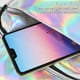 thumbnail image 4 of WORGEOUS Elegante mochila holográfica Hologram School Shoulder Bag Satchel para niñas (gris), 4 of 8
