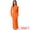 Orange, variant on DARING DIVA Women's 2 Pieces Crop Top High Waist Mermaid Maxi Skirt Set XS Orange