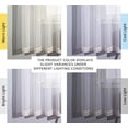 thumbnail image 2 of Sheer Curtains es Long with Eyelet Sheers Window Curtains Panels Privacy Light Filtering Voile Grommet Top Drapes for Living Room/Hotel Rideaux ( Wide ), 2 of 7