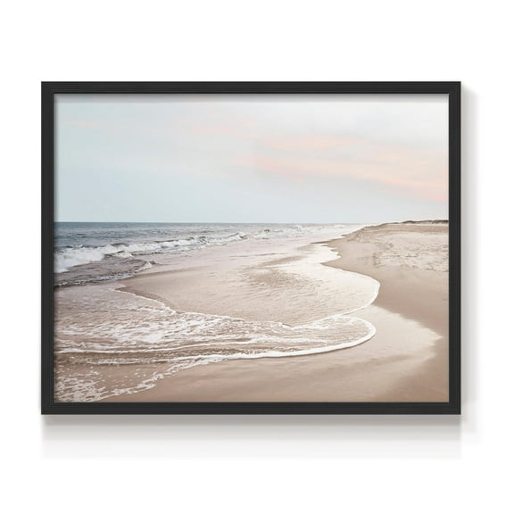Corolla Soft Shore by Natalie Carpentieri - Restickable Framed Giclée Print