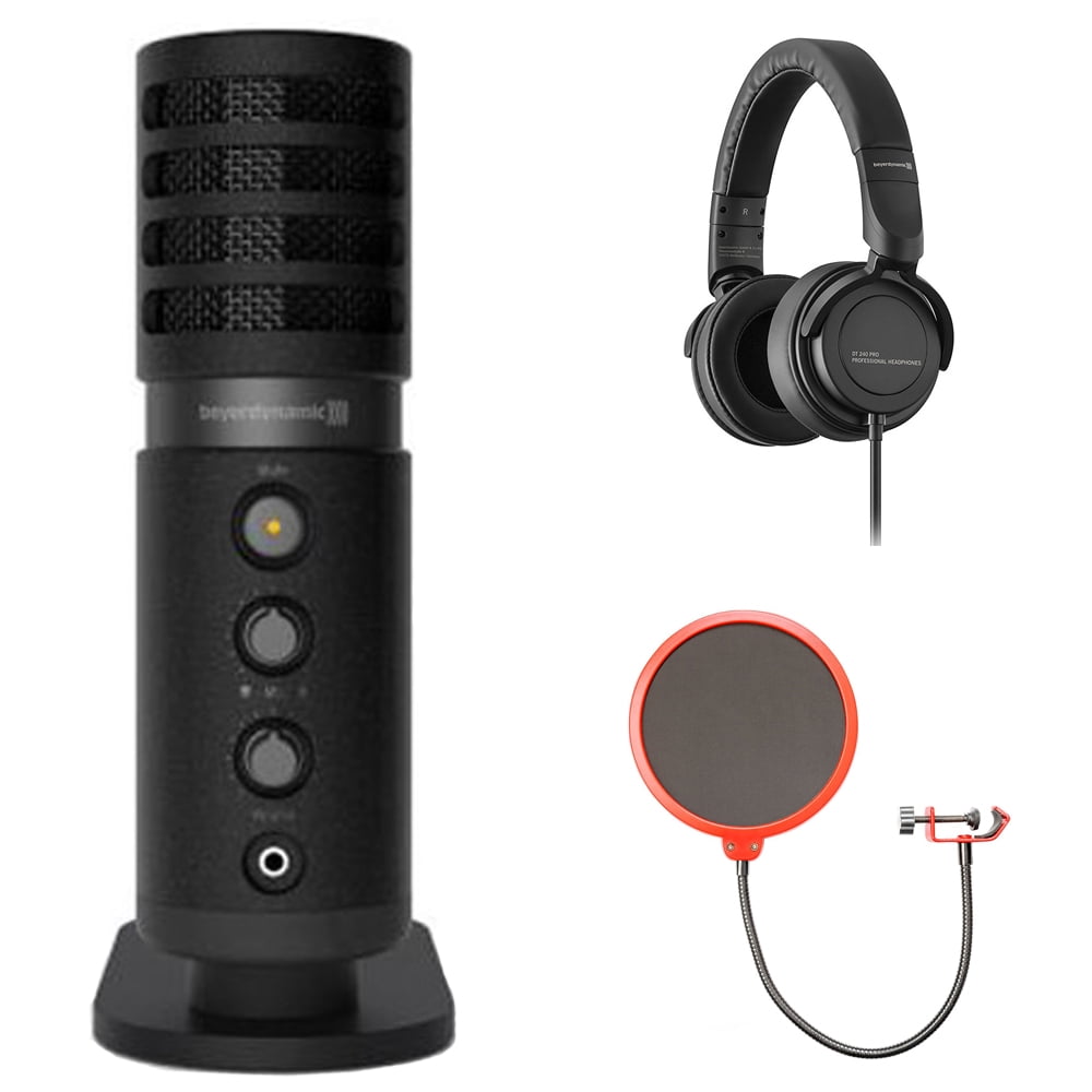 BeyerDynamic Fox USB Microphone (727903) w/ Headphones Bundle Includes
