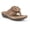 Tan/Nubuck, variant on Cliffs by White Mountain Womens Cupcake II Faux Leather Thong Sandals