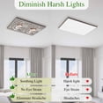 thumbnail image 5 of Coffee Gnomes Magnetic Fluorescent Light Covers for Ceiling Lights 2x4Ft, Farmhouse Brown Bean Plaid Black Grey Office Classroom Kitchen Drop Ceiling Light Covers Lighting Filters Shade Panel 4 Packs, 5 of 9