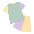 thumbnail image 4 of Size 6 Girls Clothes Toddler Girl's 2 Piece Summer Outfits Short Sleeve Tee Tops and Floral Print Shorts Set, 4 of 4