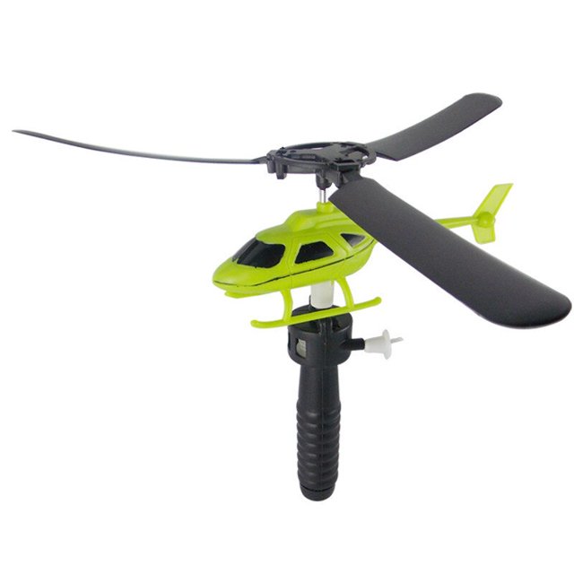 Helicópteros al aire libre de 3 uds., regalo con cordón para volar, juguetes para niños, helicóptero con mango de cuerda, juguete educativo ZefeiWu 8390606163639