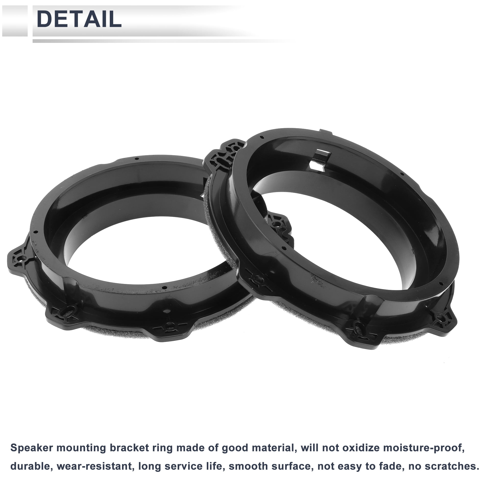 Unique Bargains Speaker for Spacer Ring for Hyundai Subwoofer Mounting for Spacer ABS