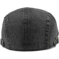 thumbnail image 5 of Newsboy Cap for Men Adjustable Flat Ivy Gatsby Cabbie Driving Hat Breathable Denim Cotton Golf Cap, 5 of 7