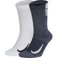 thumbnail image 1 of Nike Multiplier Crew Socks 2-Pack, 1 of 1