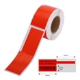 thumbnail image 1 of Tignapoo Cable Label Stickers for DP23 Series Printers - 100 Sheets of Red Thermal Synthetic Paper (25*38mm + 40mm) - Perfect for Organizing Cables and Wires, 1 of 7