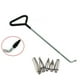 thumbnail image 4 of Kit de 6 piezas de varillas de reparación de abolladuras profesionales, extractor de acero inoxidable sin pintura con Medio, 4 of 9
