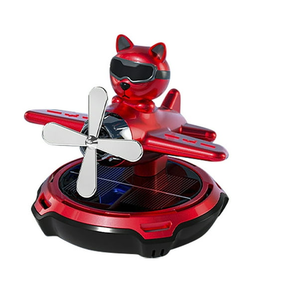 WMQPNNS New Trending Solar Powered Air | Rotating Cartoon Shape Solar Energy Car Air Purifier Airplane Perfume Ornament for Workplace Desk Todays Deals Clearance Sale