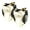 Multi-colored 2, variant on PhooArto Cow Print Sunflowers Patterns Dog Bandanas, 2 Pack Soft Washable Pet Scarf Triangle for Large Dogs Puppies and Cats