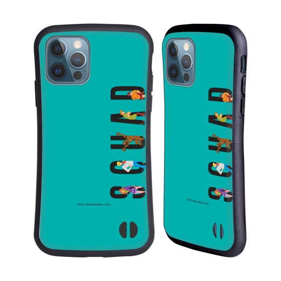 Head Case Designs Officially Licensed Scooby-Doo 50th Anniversary Mystery Inc. Squad Hybrid Case Compatible with Apple iPhone 12 / iPhone 12 Pro