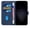 Blue, variant on Wallet Case for Realme 14X 5G with Card Holder, Cash Pocket, Kickstand, Magnetic Clasp & Wrist Strap, Geometric Texture Folio Cover Black