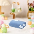 thumbnail image 5 of TOPRenddon Spring Easter Bunny Hand Towels Rabbits Face Towel Soft Thin Guest Towel Portable Kitchen Tea Towels Dish Washcloths Bath Decorations Housewarming Gifts 14X 30 in, 5 of 6