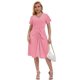 thumbnail image 1 of Vestido casual LALACAT de verano con cuello en V y volantes en A, manga corta, 1 of 5