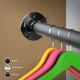 thumbnail image 2 of 1" Adjustable Closet Rod 28-48 inch and Socket Set - Black, 2 of 4