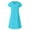 Blue, variant on AOOCHASLIY Womens Dresses Summer Women Summer Style Feminino Vestido T-shirt Cotton Casual Plus Size Ladies Dress