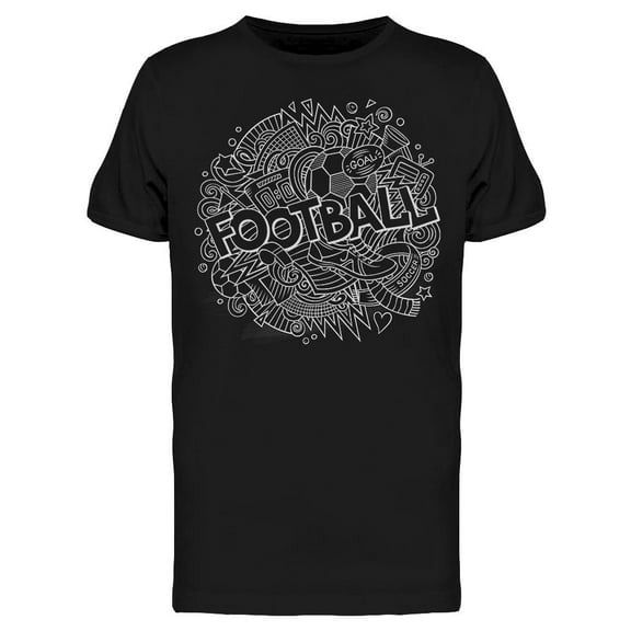 Football Icons T-Shirt Men -Image by Shutterstock, Male Small