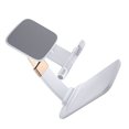 thumbnail image 2 of Moyic Soporte de plástico para tableta, plegable, estirable, reutilizable, soporte para teléfono móvil, para ver vídeos, transmisión en vivo, Teléfono y Comunicación Blanco, 2 of 6