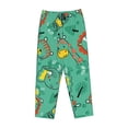 thumbnail image 4 of Goofa Funny Animals in Jungle Printed Soft Pajama Pants for Women, Wide Leg Comfy Casual Lounge Yoga Pants-Large, 4 of 9