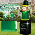 thumbnail image 4 of Spaco 6 Feet St Patrick's Day Inflatables Leprechaun Irish Day Decoration with LED Lights, Durable Polyester Fabric Inflatable Leprechaun, Inflatables Leprechaun for Indoor and Outdoor, Green, 4 of 6