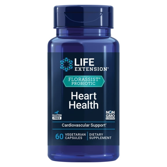 Life Extension Florassist Heart Health Probiotic - 60 Capsules