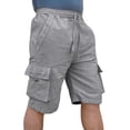 thumbnail image 2 of Axiiglly Cargo Shorts for Men Casual Loose Workout Shorts with Pockets Solid Color Summer Outdoor Shorts S-2XL, 2 of 5