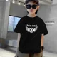 thumbnail image 5 of Tokio Hotel Camiseta de algodón para niños y niñas, banda de rock Kaulitz, estampado en la espalda, Alemania, verano, manga corta, camiseta negra, ropa para niños, 5 of 5