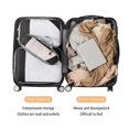 thumbnail image 5 of 1 Set Compression Packing Cubes Compressible Travel Packing Organizer for Carry on Suitcase, 5 of 5