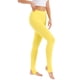 thumbnail image 4 of LEGGINGS DE ALGODÓN PARA MUJERES INSPIRADOS EN CHIC, CON CINTURA ELÁSTICA, PANTALONES DE GIMNASIO Y YOGA SUAVES, PANTALONES DE NAVIDAD CON TIRANTES, TALLA M, AMARILLO BRILLANTE, 4 of 6