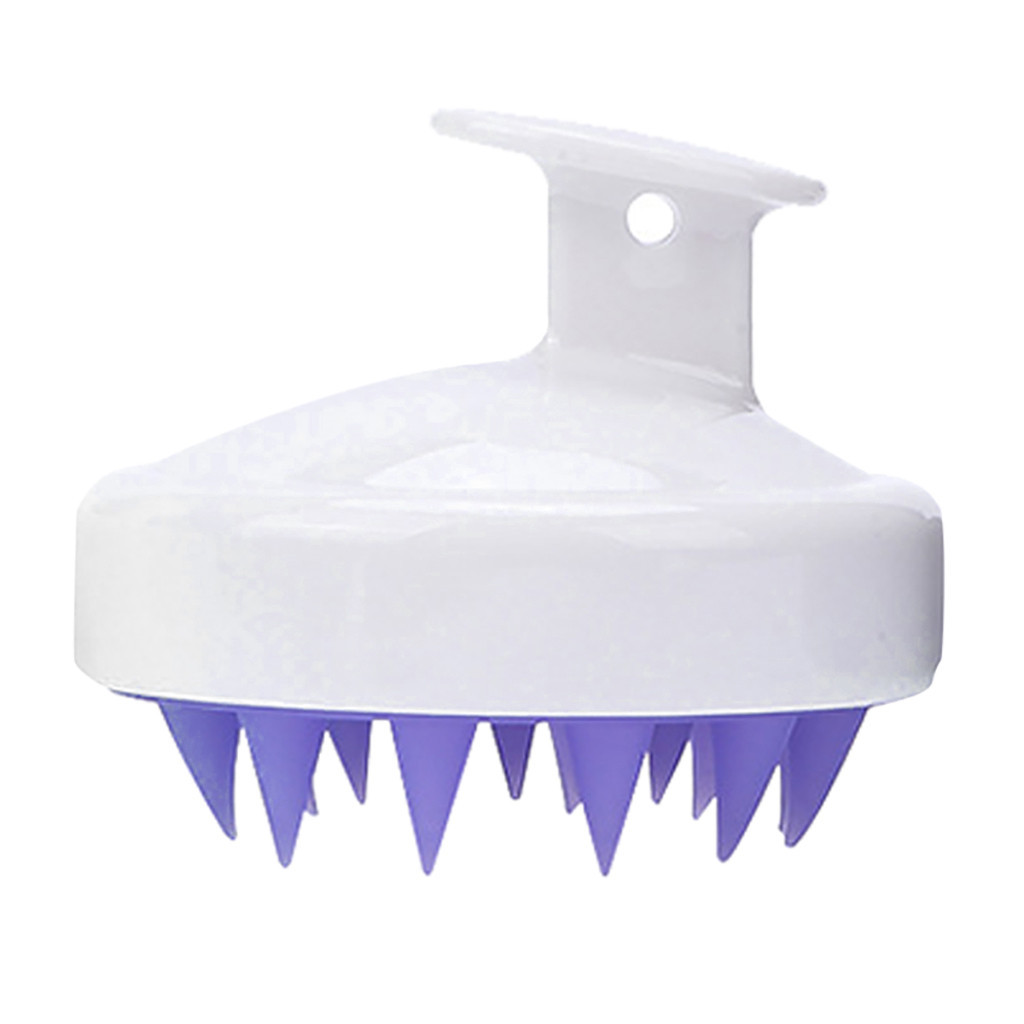 Silicone Shampoo Scalp Shower Body Washing Hair Massage Massager Brush