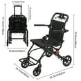 thumbnail image 5 of AOJA Lightweight Foldable Wheelchair for Adults with 220lbs Capacity, 5 of 15