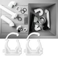 thumbnail image 3 of 20pcs PPR Pipe Clamp, Fix And Support Water Pipe, Cable Pipe, Gas Pipe, Easy To Mount With Screws, 3 of 8