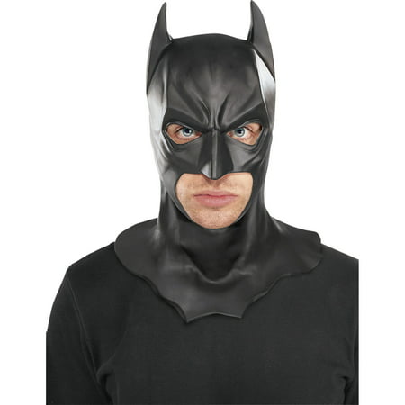 Batman Full Mask with Cowl Adult The Dark Knight Rises Halloween Costume, Style RU4893
