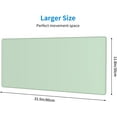 thumbnail image 4 of Sage Green Gaming Mouse Pad Large XL Desk Mat Long Extended Pads Big Mousepad Home Office Decor Accessories for Computer Laptop, 31.5 x 11.8 inch, 4 of 7