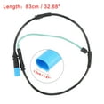 thumbnail image 3 of Unique Bargains Auto Rear Brake Pad Wear Sensor Replacement Black Blue Green 2 Pins 34356870354 for BMW, 3 of 6