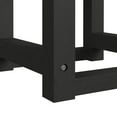 thumbnail image 6 of Woodridge Dressing Stool with White Fabric in Black with Grain, 6 of 8