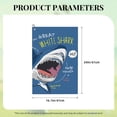thumbnail image 4 of Fuzoiu Great White Shark Print Golf Towel, Microfiber Golf Towels for Golf Bags with Clip,16" x 24" Portable Golf Towel,Best Gifts for Father Men Golf Fan Golfer, 4 of 8