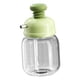 thumbnail image 3 of Dispensador de aceite de oliva, frasco líquido, botella de condimentos rellenable y hermética, transparente Verde, 3 of 9