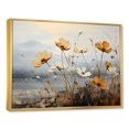thumbnail image 2 of Designart "Fields Adorned In Golden Blooms III" Flower Floater Framed Canvas Art Print, 2 of 5