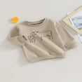 thumbnail image 3 of POINTERTECK Sweat à Manches Longues Western Garçon avec Imprimé Bétail pour l'Automne, 3 of 9