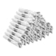 thumbnail image 1 of Pre Rolled Silver Plastic Silverware Set,Pre Rolled Napkins with Silver Cutlery Set for ,Birthday, 1 of 5