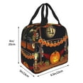 thumbnail image 2 of Pofeuu Halloween Decoration Print Lunch Bag Lunch Box Large Capacity Insulated Lunch Bag for Adult, Leakproof Reusable Lunch Tote Bags for Work, 2 of 5