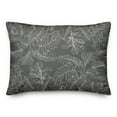 thumbnail image 2 of Creative Products Botanical Sketch Gray 14 x 20 Indoor / Outdoor Pillow, 2 of 3