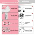 thumbnail image 6 of suihuooo Foldable Baby Walker with Height Adjustment for Boy Girls 6-18 Months,Pink, 6 of 9