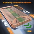 thumbnail image 3 of Protector de pantalla YMHML para iPhone 17 Pro Max, privacidad 25°, 3 unidades, 3 of 6