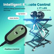 WEYRAL Electric Portable Mini Mobility Lift, 9.2''-35'' in Height Adjustable Lifting Platform with 6 Wheels