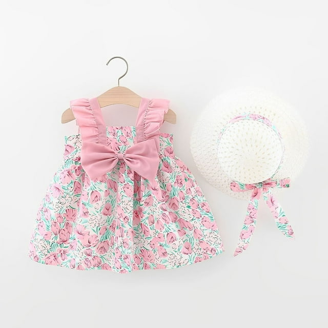 Robes pour Tout-Petites Fille Robe d'Été Filles Robe d'Anniversaire Robes de Fête pour Filles Robes pour Tout-Petites Filles 2-3 Ans