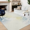 thumbnail image 3 of 1PC Floral Patterned Area Carpet Local Carpet, Lightweight Washable Easy-to-Tidy Carpet Mat Festival Gift, Suitable for Living Room, Bedroom, Dining Room, Office, Hallway, Room Accessories, 3 of 8